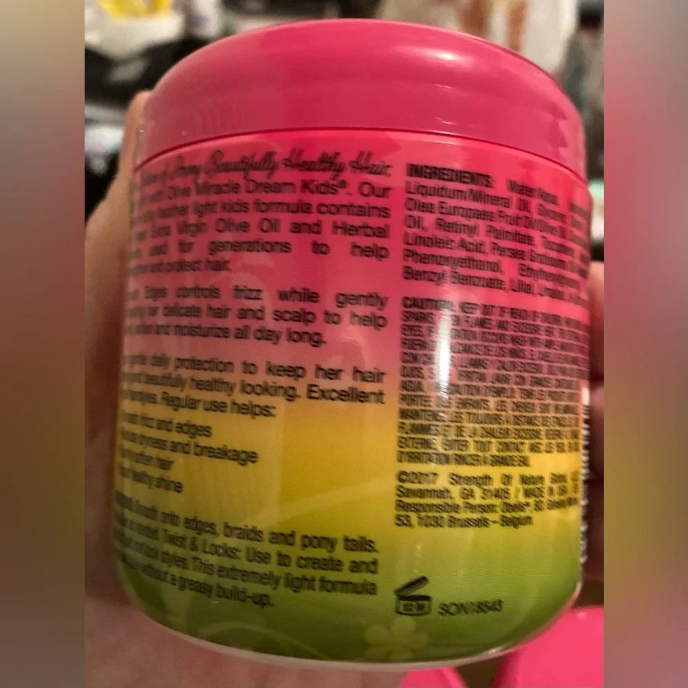 NWT 3 6 oz Dream Kids Olive Miracle Smooth Edges Anti-Frizzy Conditioner Gel
